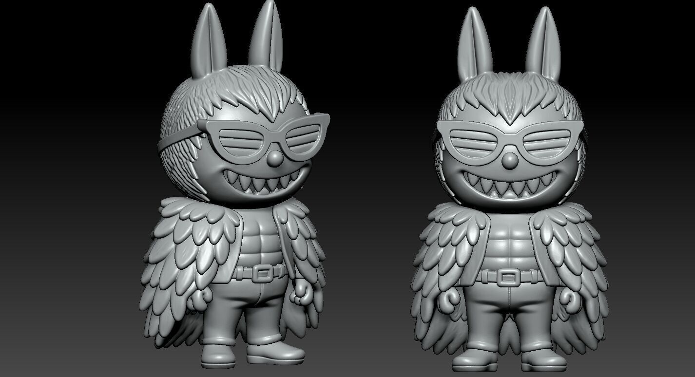 Labubu - Donquixote Doflamingo statue - One piece - 3D print 3D print model_3