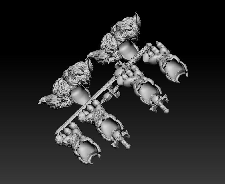 Lion-O Headsculpt for Action Figures 3D print model_6