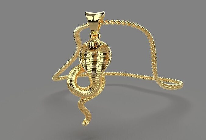 SNAKE PENDANT 3D print model