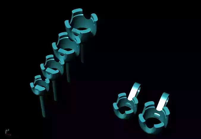 Single Stone Earrings and Necklace