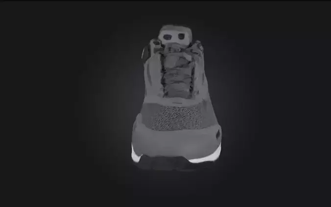 Gray Athletic Shoe  Performance Meets Everyday Style