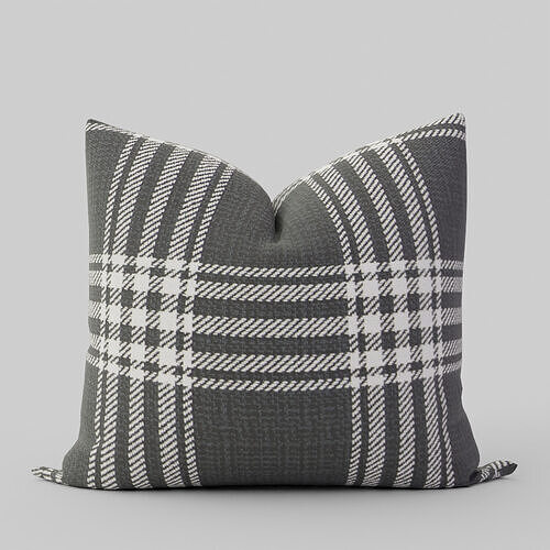 Throw Pillow 16 inch Barnegat Plaid 3D model