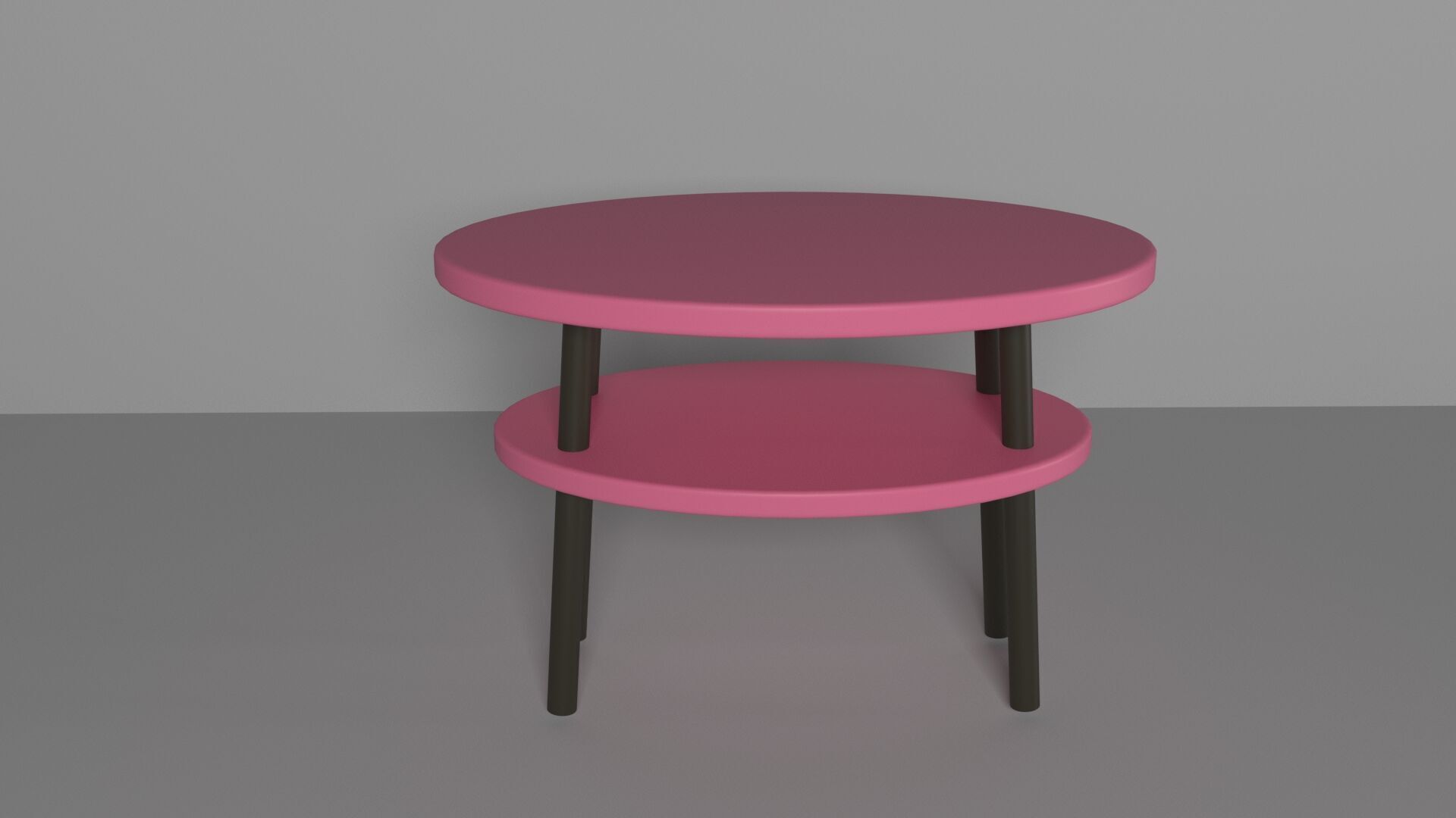 furniture tabel Low-poly 3D model_4