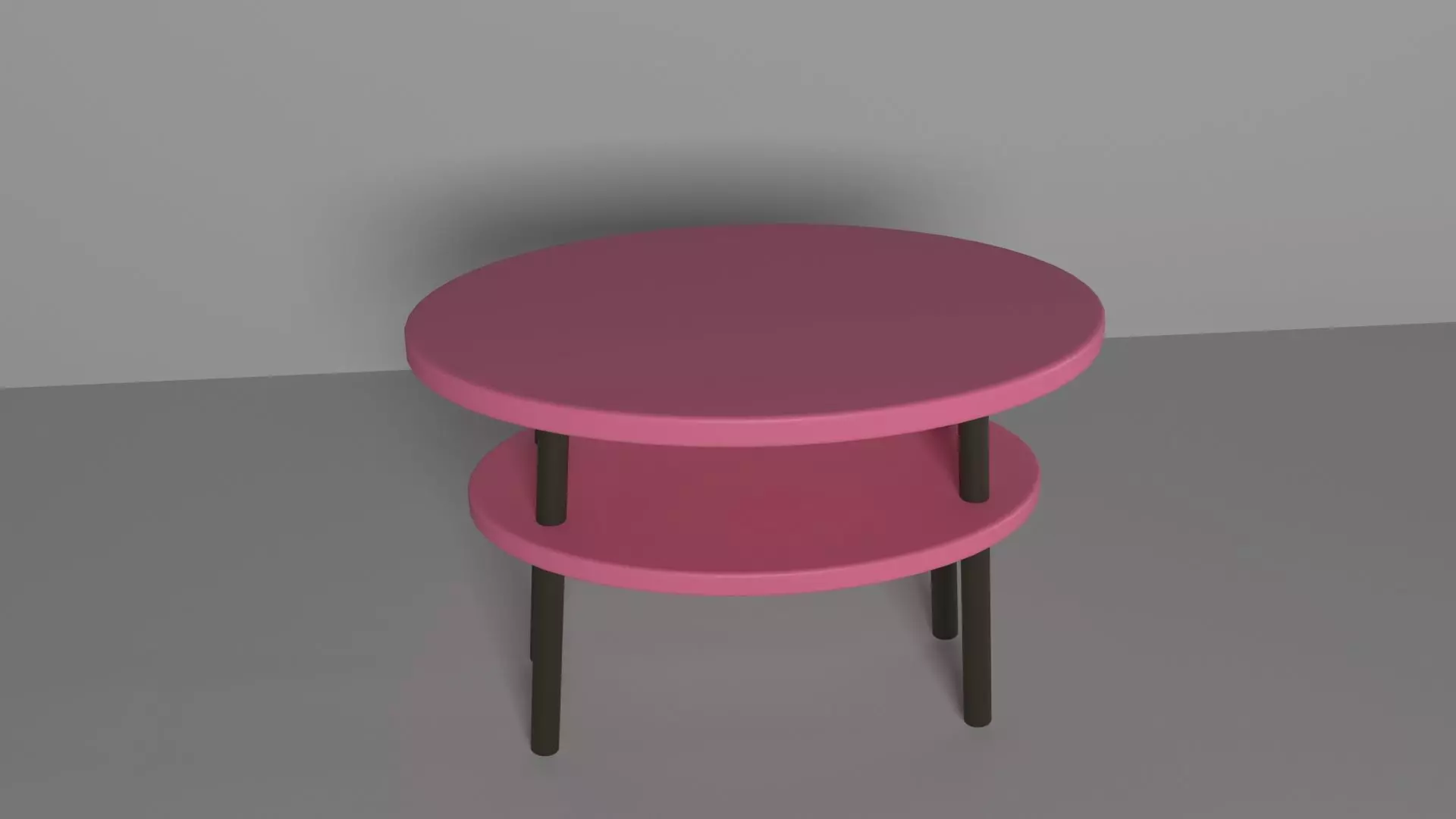 furniture tabel Low-poly 3D model_0