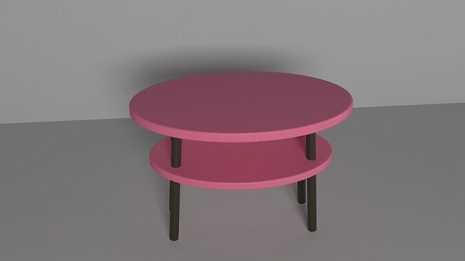 furniture tabel Low-poly 3D model