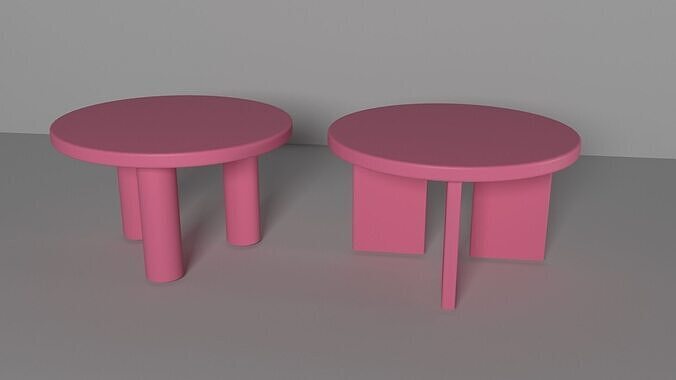 furniture tabel Low-poly 3D model