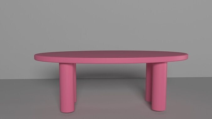furniture tabel Low-poly 3D model