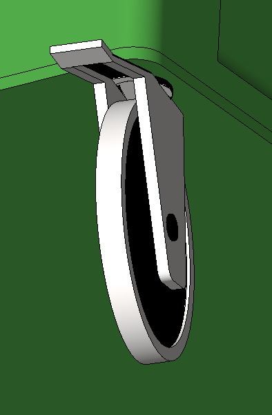 1100L Waste Bin Revit Family Dome Lid 3D print model_14