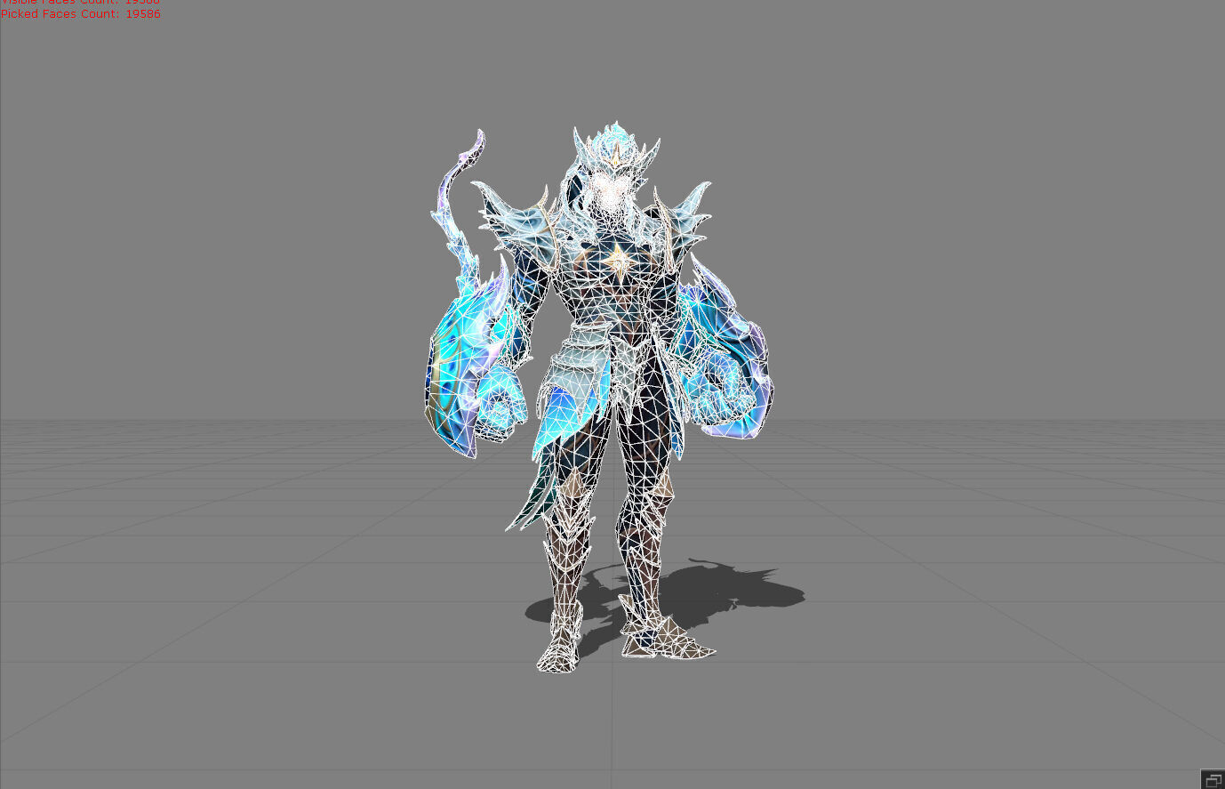 Gatot Kaca Tide Preserver Low-poly 3D model_6