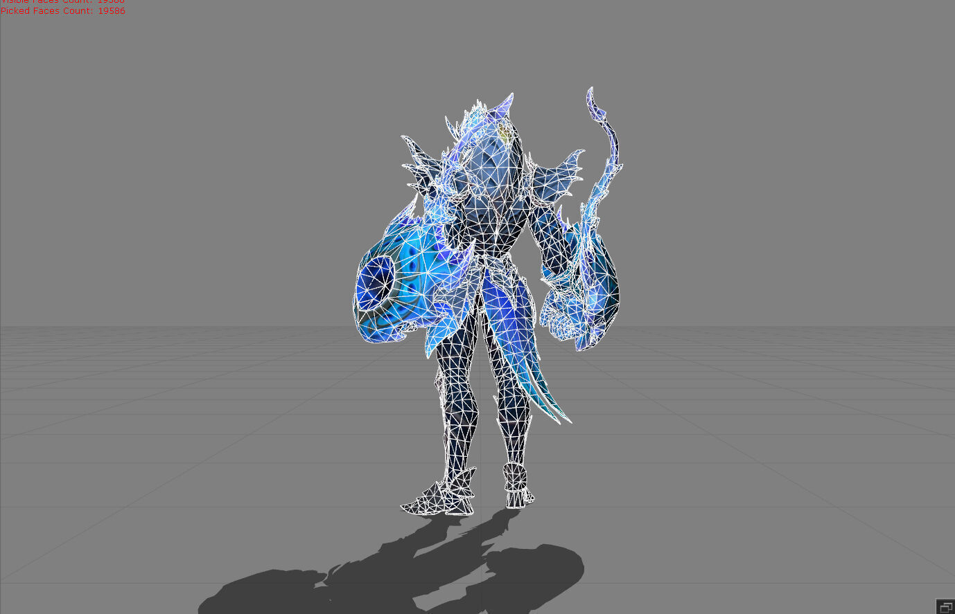 Gatot Kaca Tide Preserver Low-poly 3D model_9