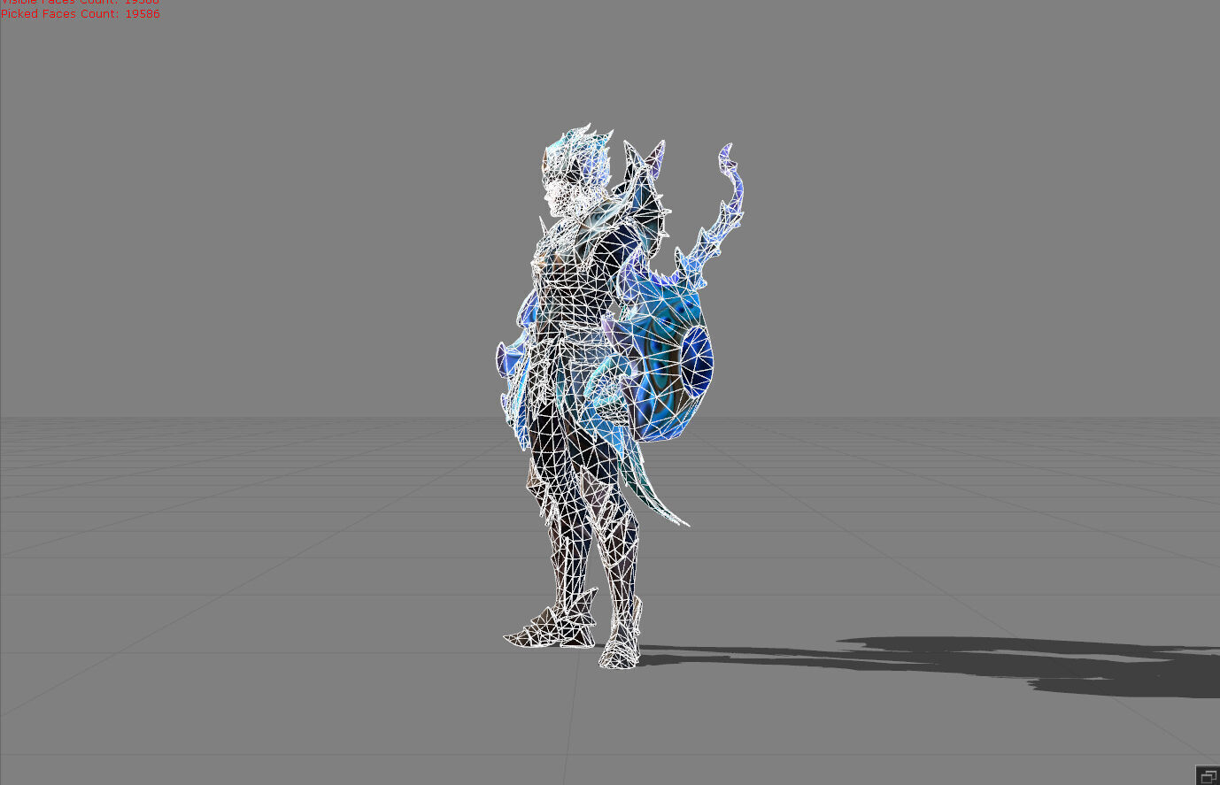 Gatot Kaca Tide Preserver Low-poly 3D model_8