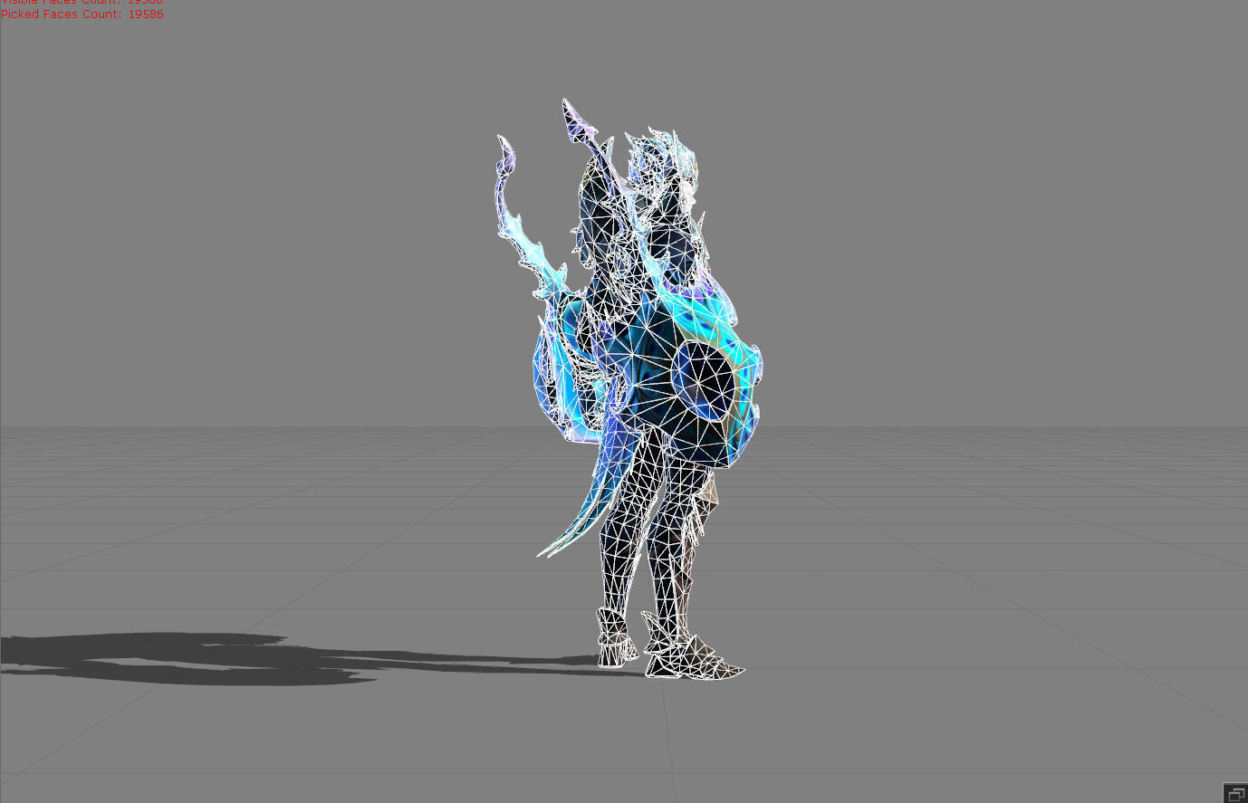 Gatot Kaca Tide Preserver Low-poly 3D model_7