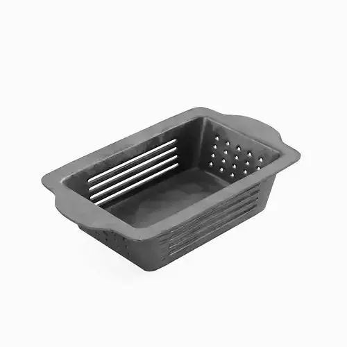 Used Plastic Basket 08 3D model