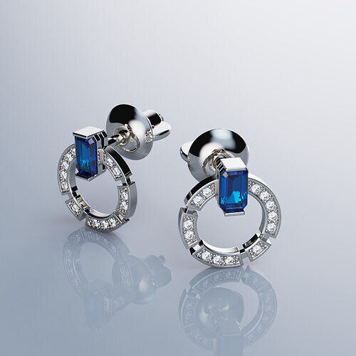 Earrings Frame 3D print model