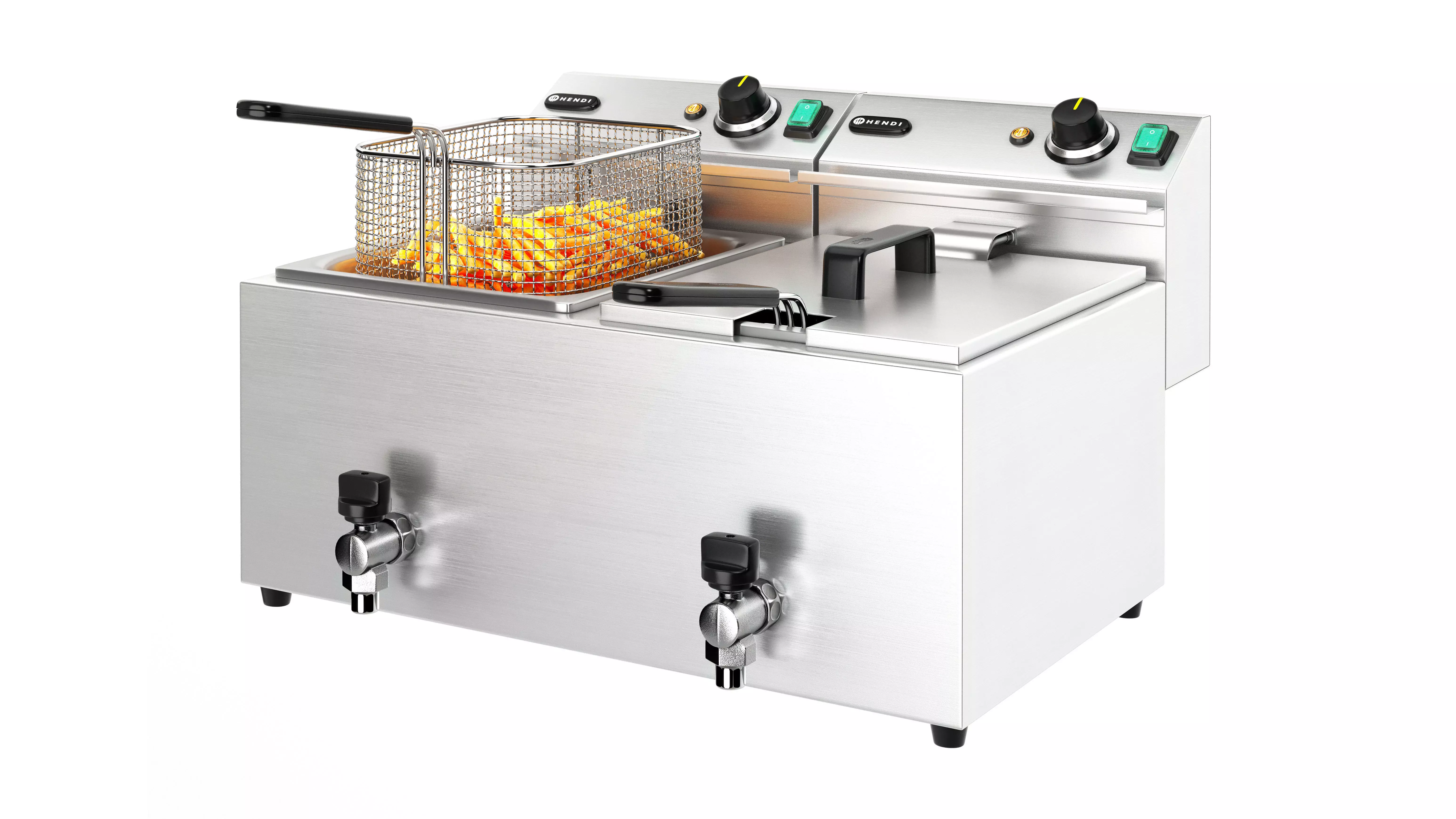 Hendi Duo deep fryer Profi Line 3D model