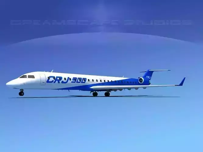 Bombardier CRJ900 Bombardier 3D model