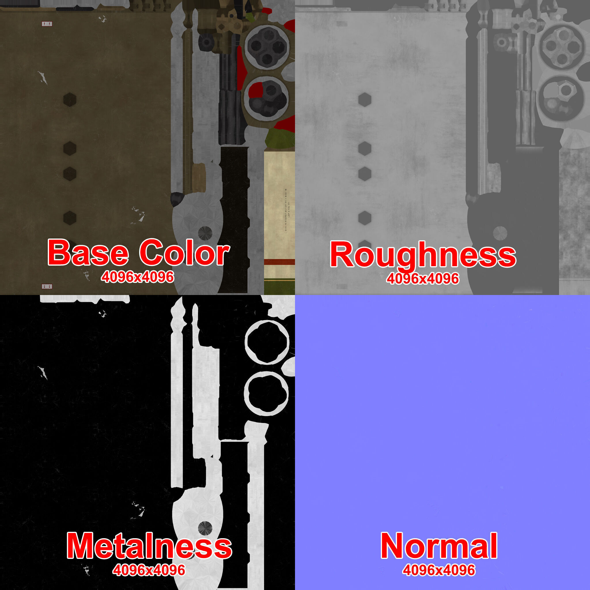 XM-157 Launcher With 70mm Missile Low-poly 3D model_22