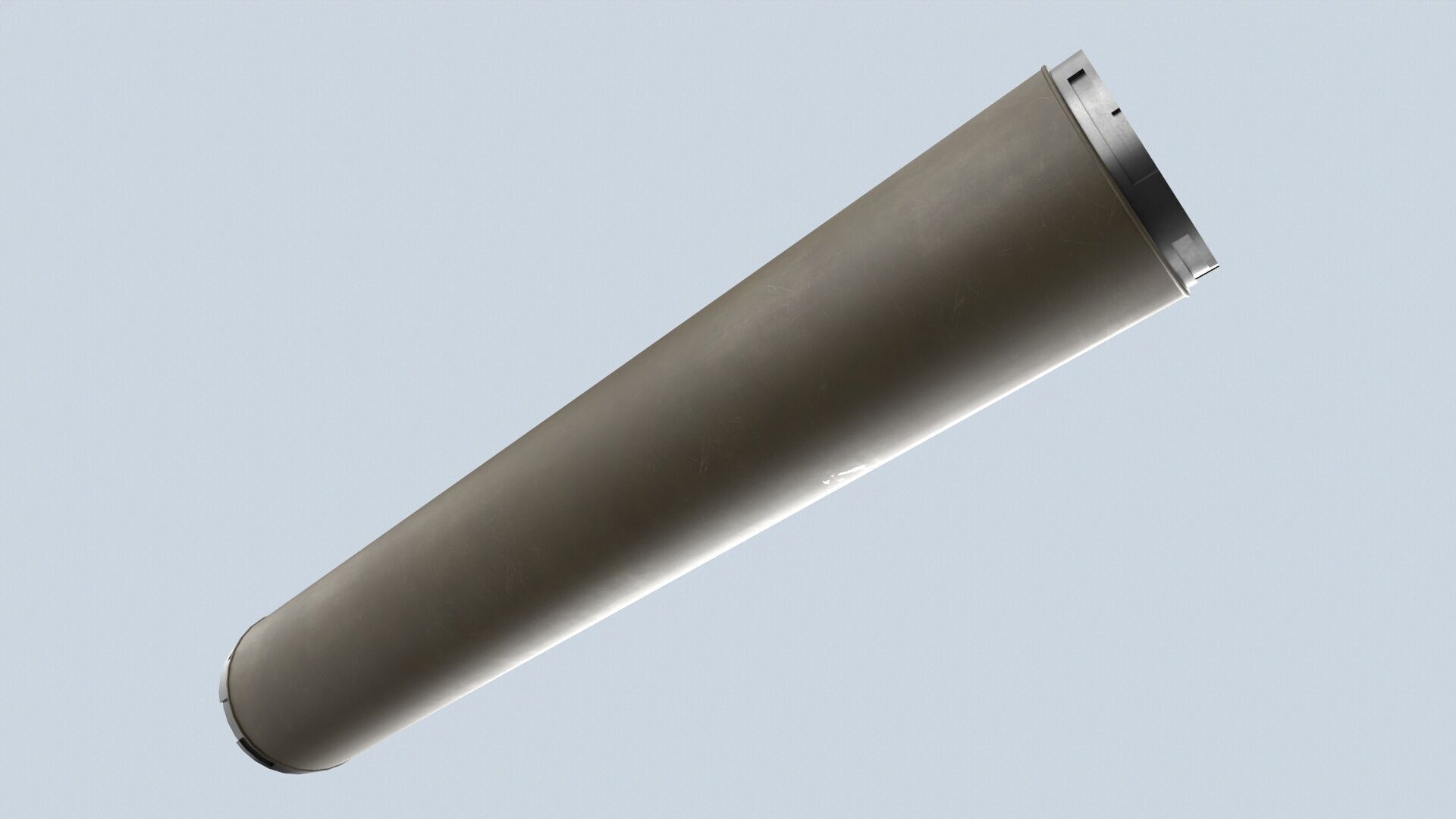 XM-157 Launcher With 70mm Missile Low-poly 3D model_6