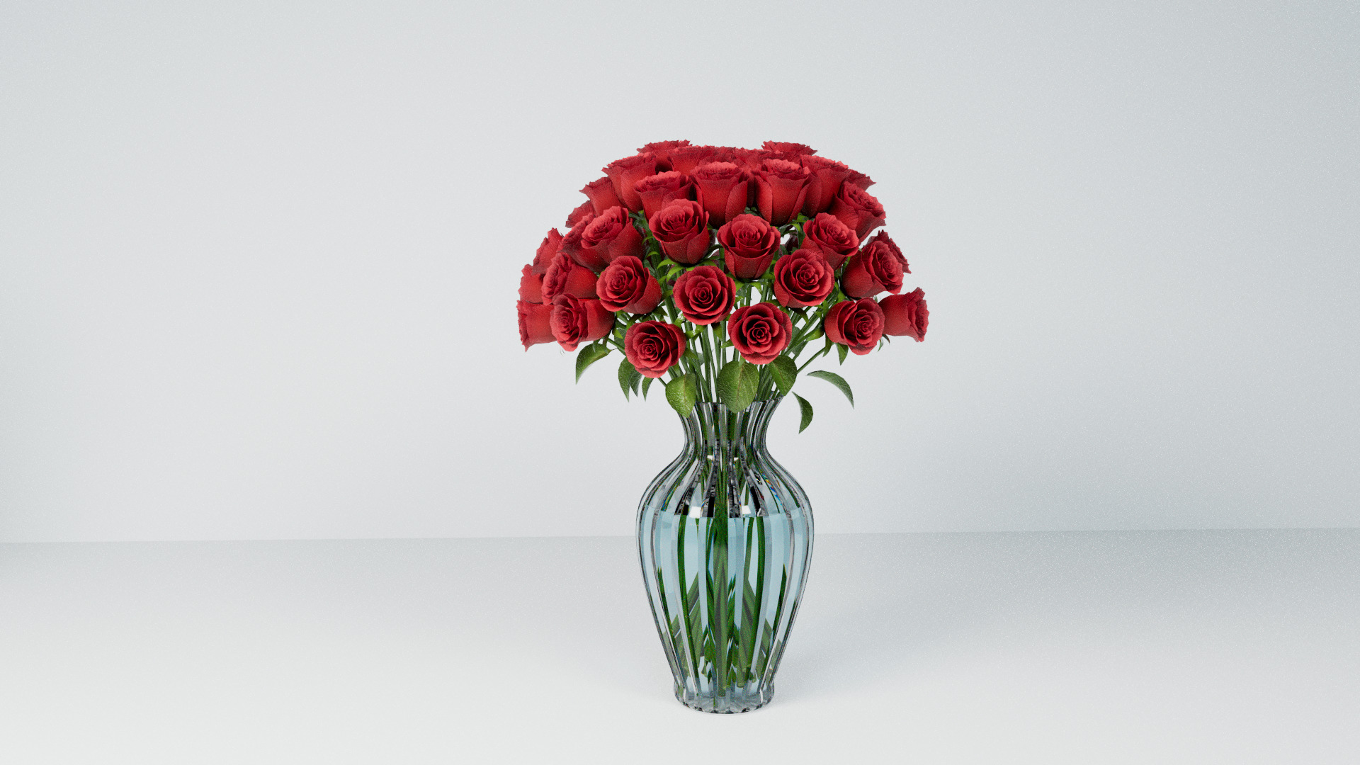 Set of flower bouquets 3D model_2