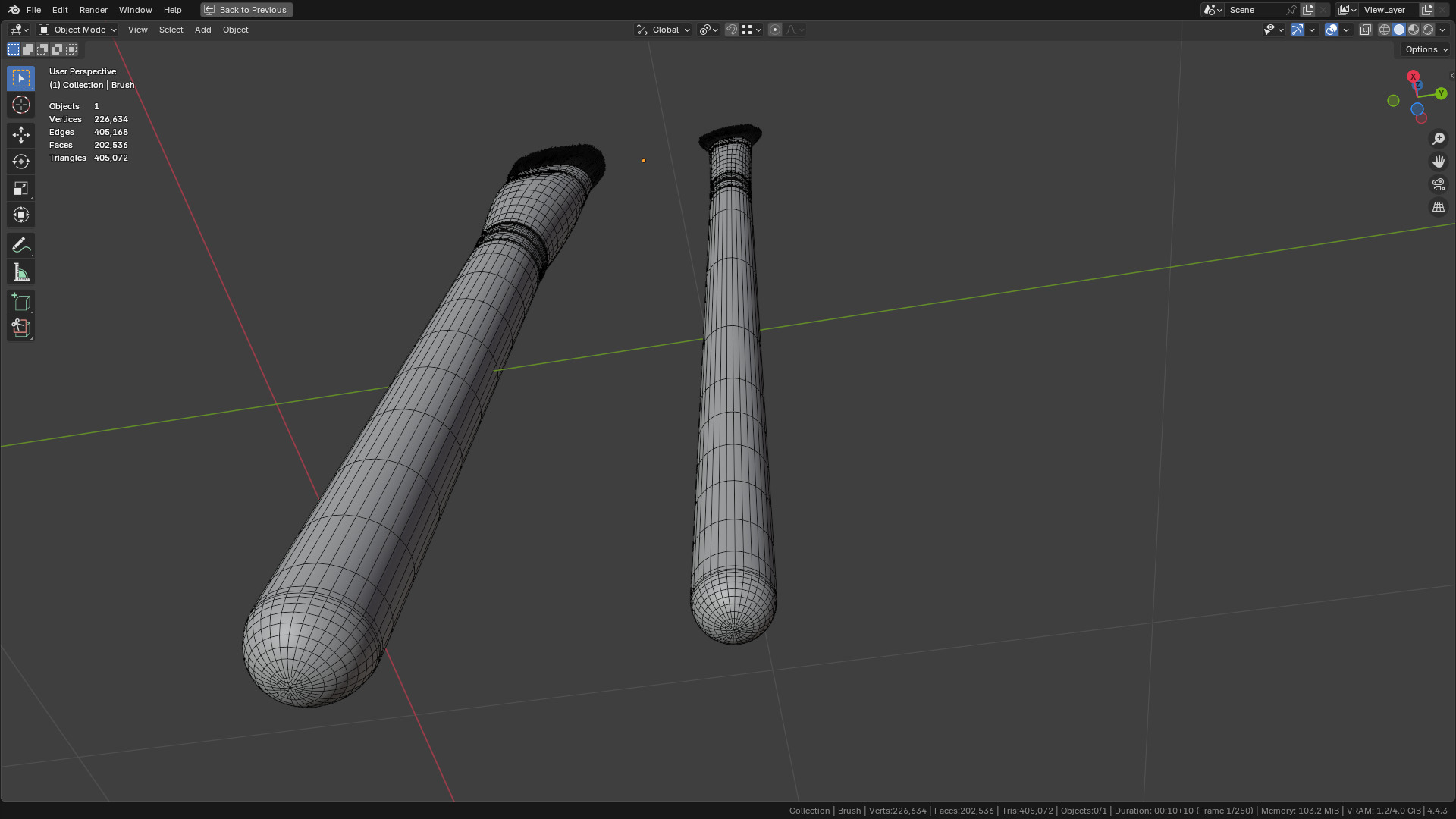 Make Up Brush PBR 25 3D model_51