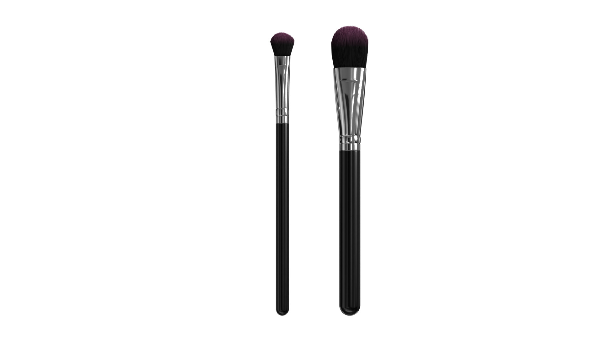 Make Up Brush PBR 25 3D model_1