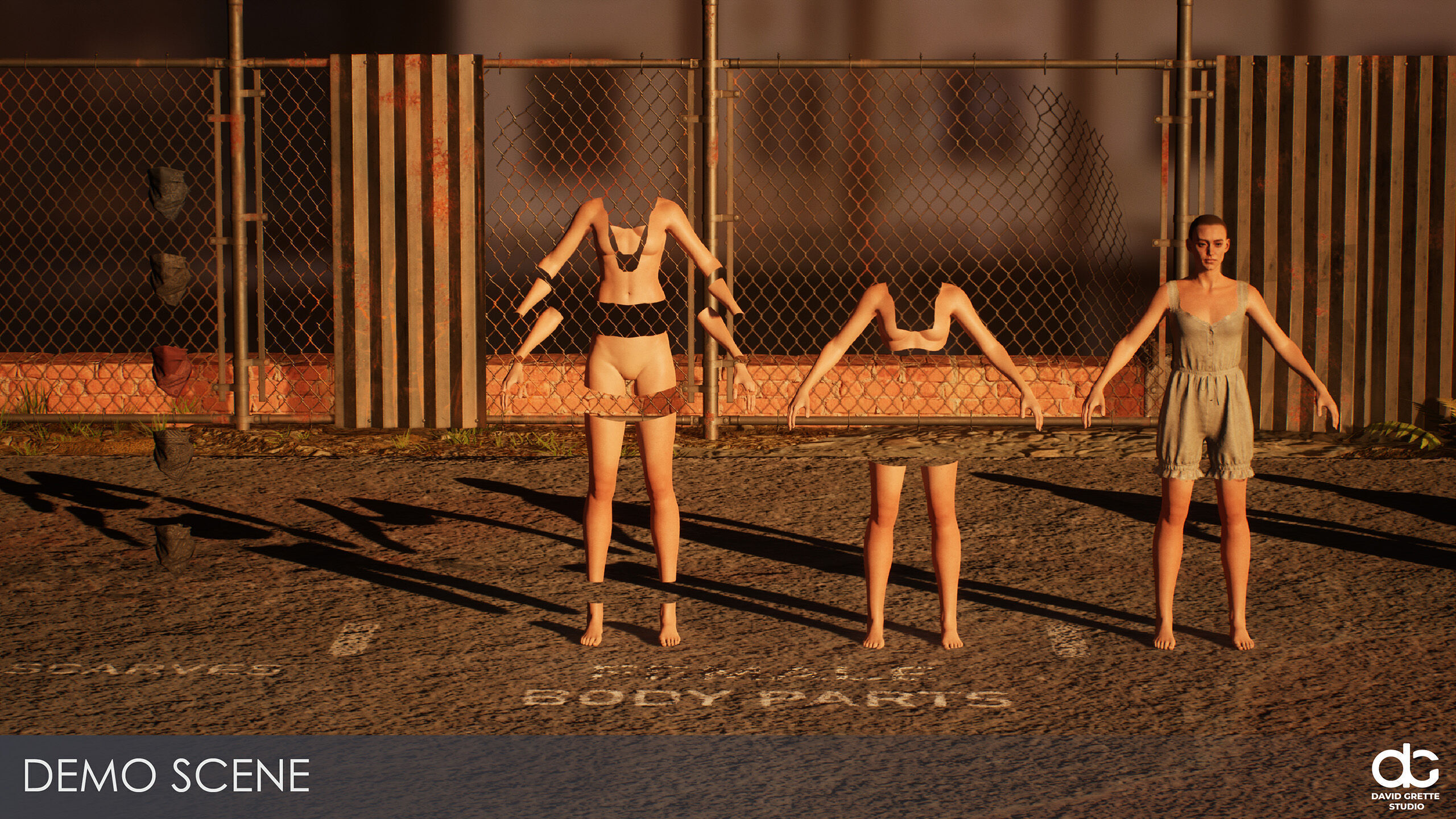 Western Character Bella - Survival Shooter Cowboy Cowgirl Woman Low-poly 3D model_23