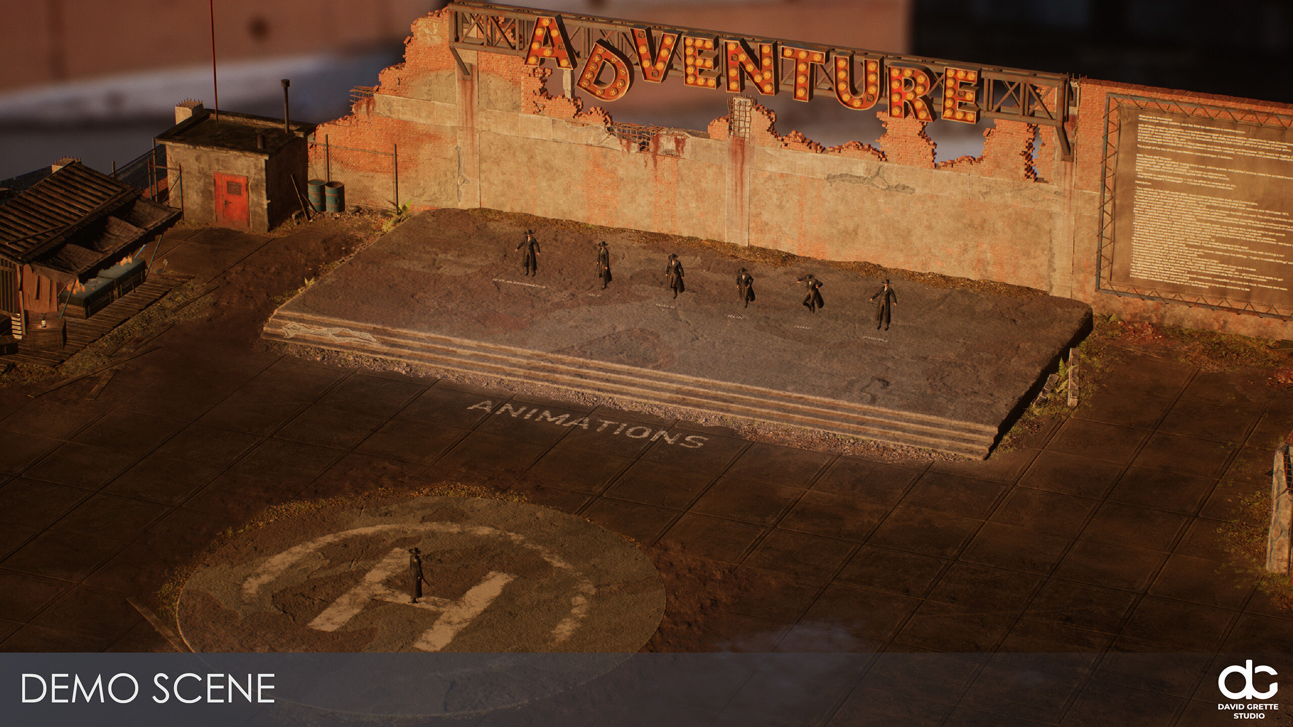 Western Character Bella - Survival Shooter Cowboy Cowgirl Woman Low-poly 3D model_22