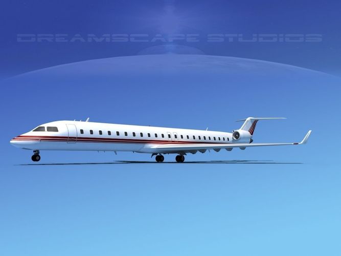 Bombardier CRJ900 Corporate 3 3D model