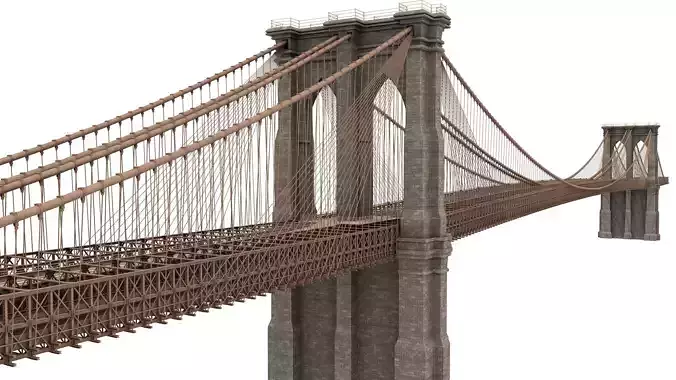 Brooklyn Bridge 3D model