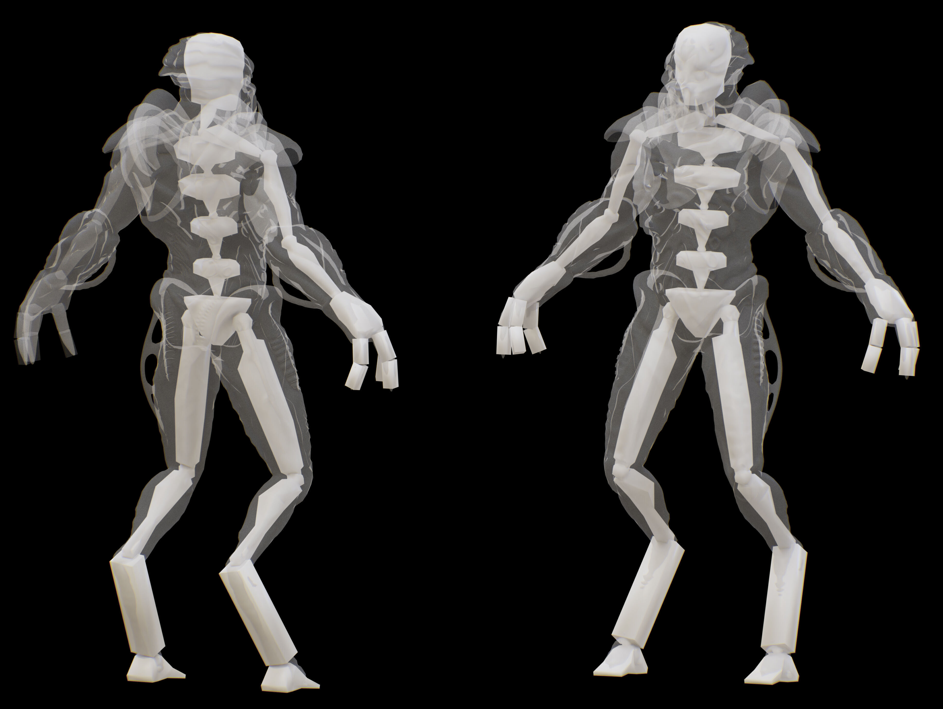 Alien Skyline Low-poly 3D model_12