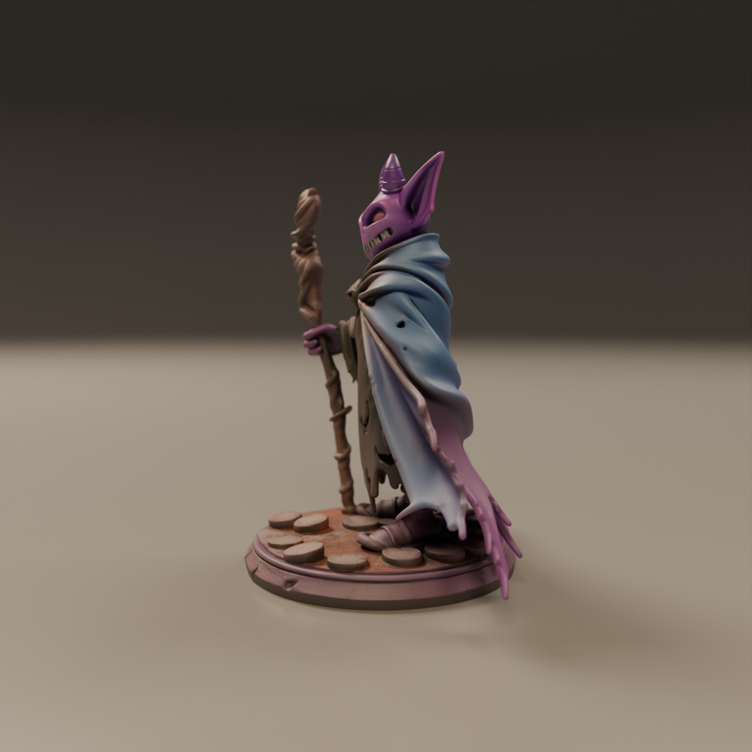 Arcane Shadow Sorcerer 3D print model_10