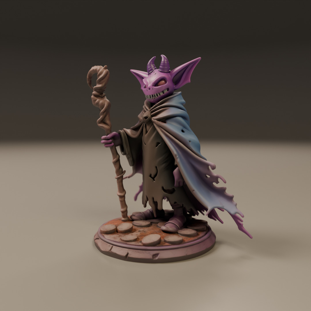 Arcane Shadow Sorcerer 3D print model_13