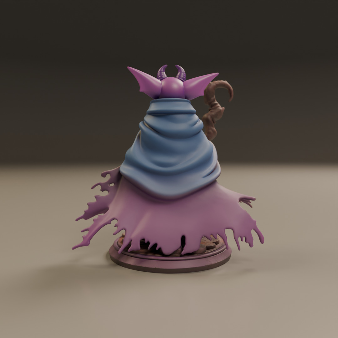 Arcane Shadow Sorcerer 3D print model_11