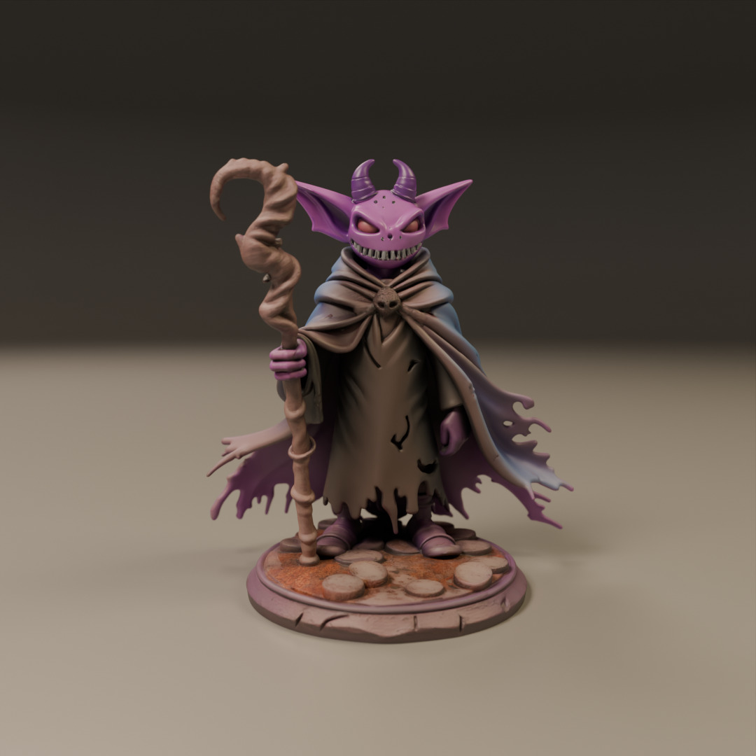Arcane Shadow Sorcerer 3D print model_16