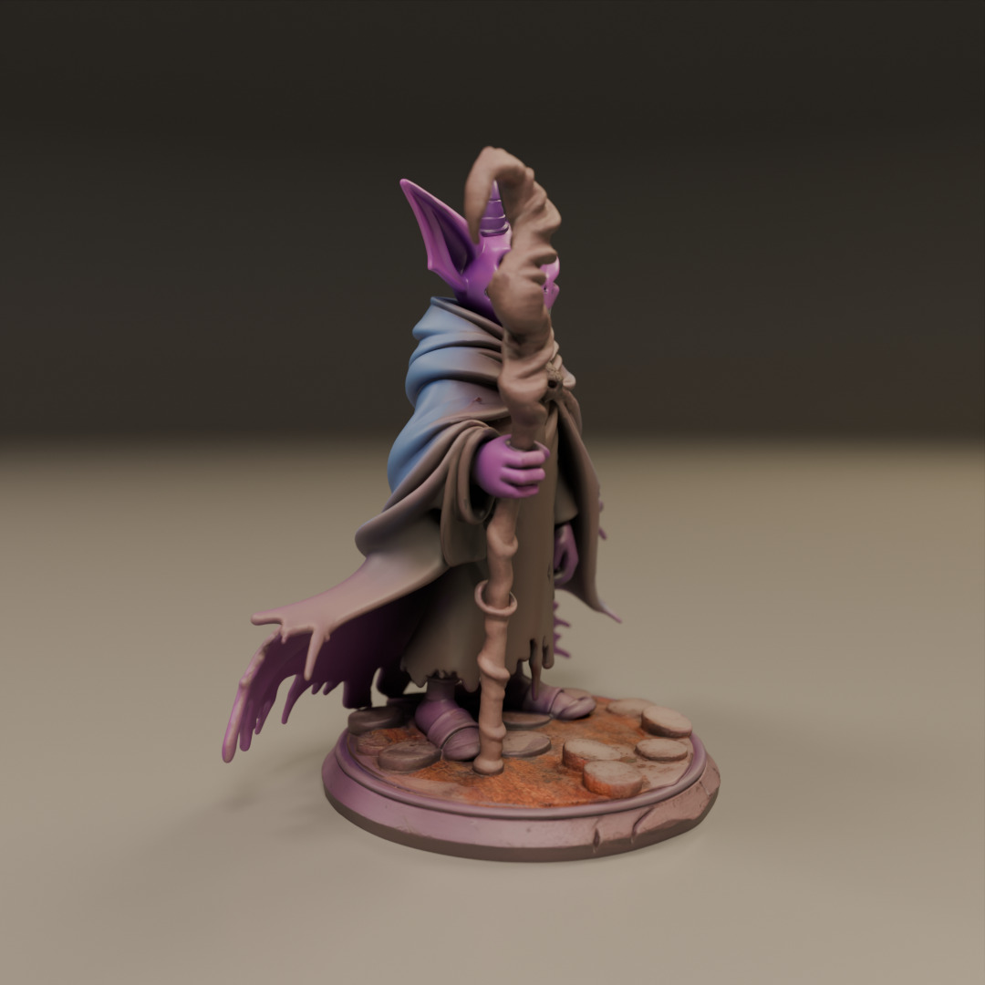 Arcane Shadow Sorcerer 3D print model_12