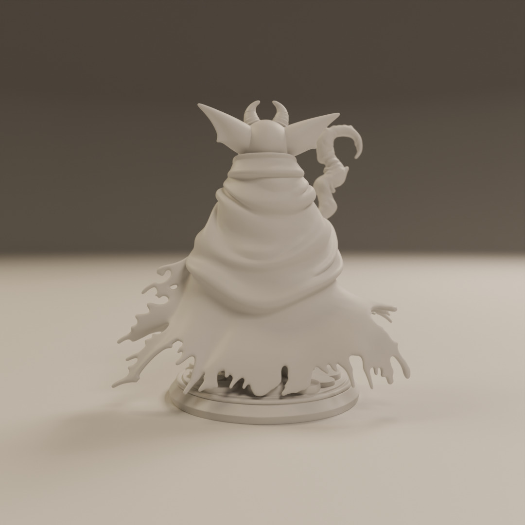 Arcane Shadow Sorcerer 3D print model_3