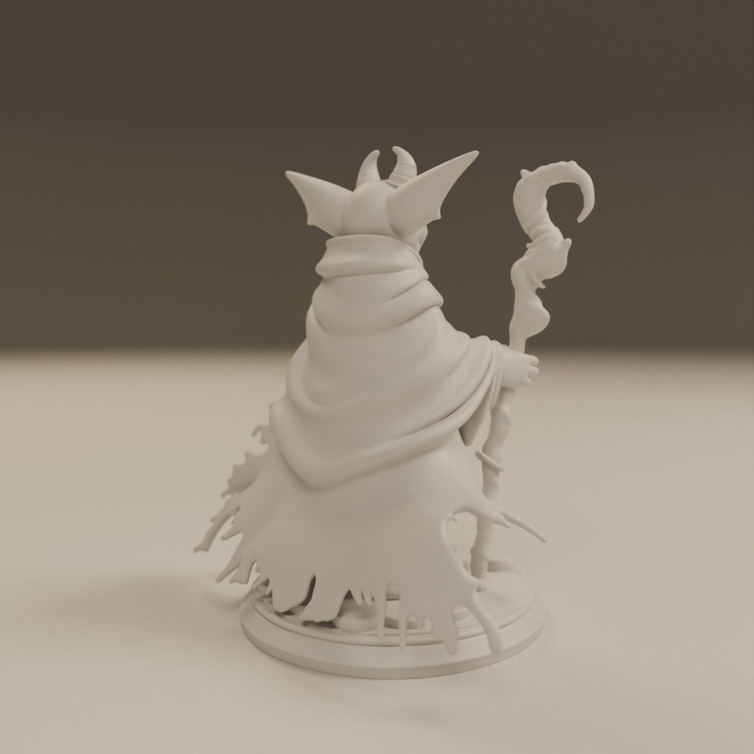Arcane Shadow Sorcerer 3D print model_7