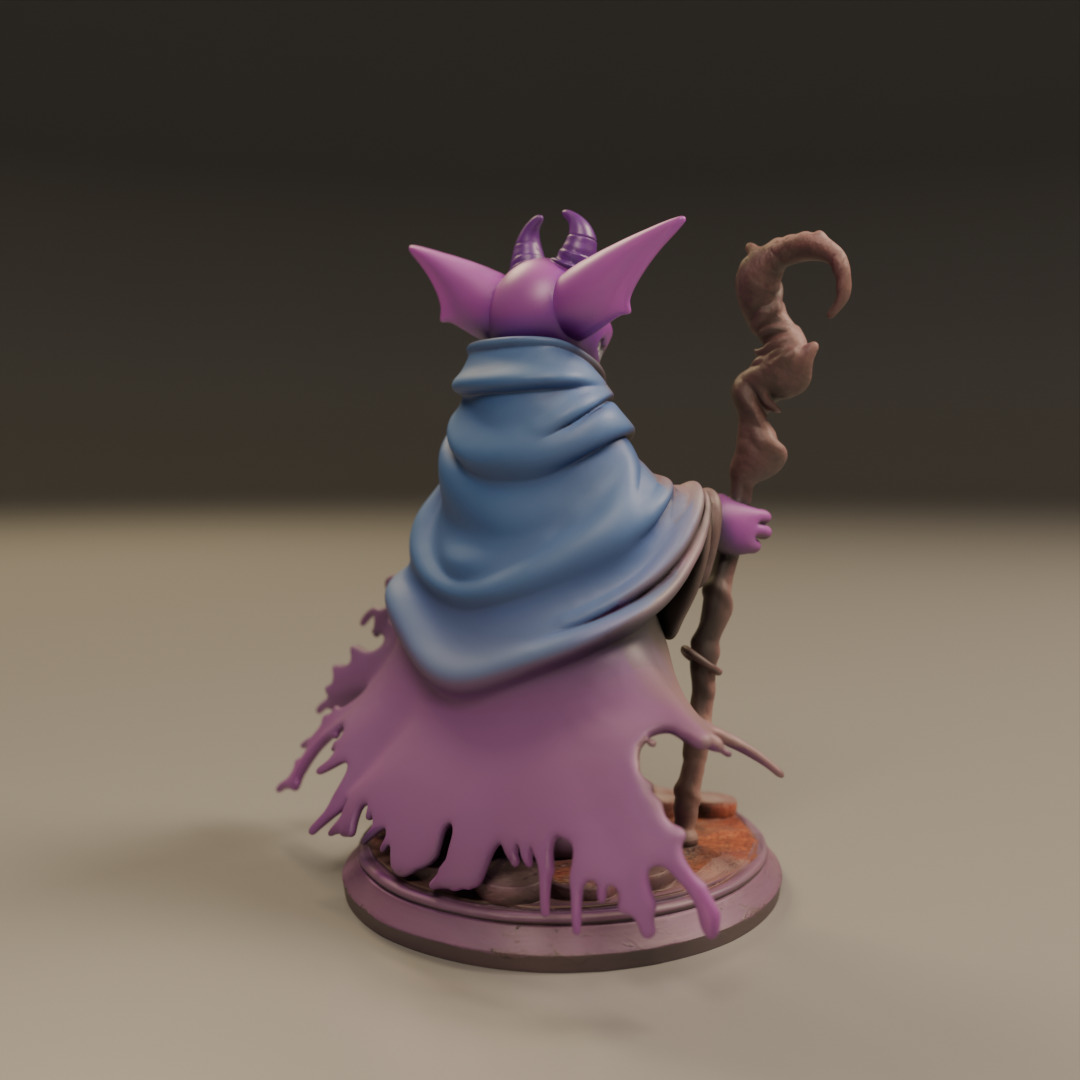 Arcane Shadow Sorcerer 3D print model_15
