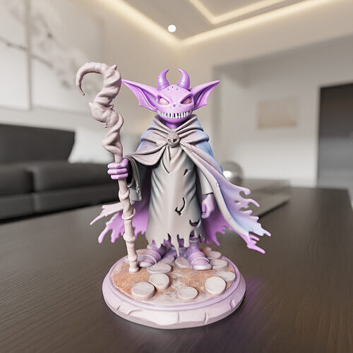 Arcane Shadow Sorcerer 3D print model