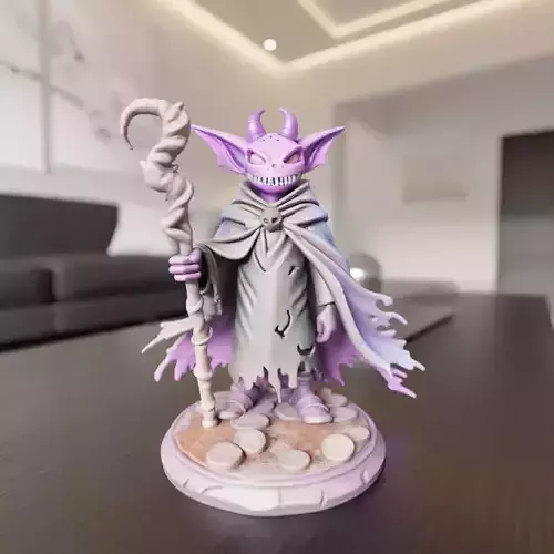 Arcane Shadow Sorcerer 3D print model