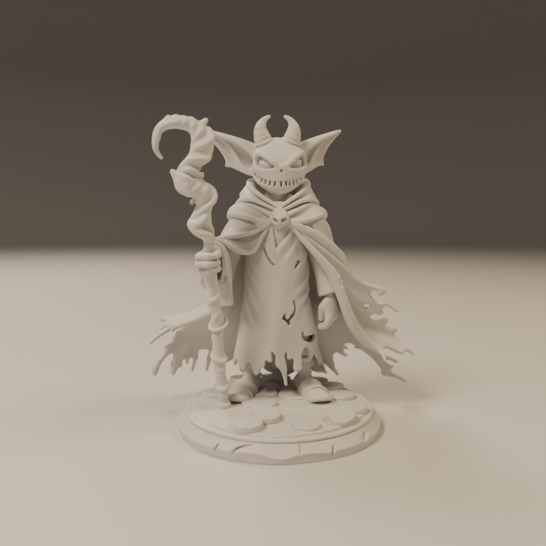 Arcane Shadow Sorcerer 3D print model_8