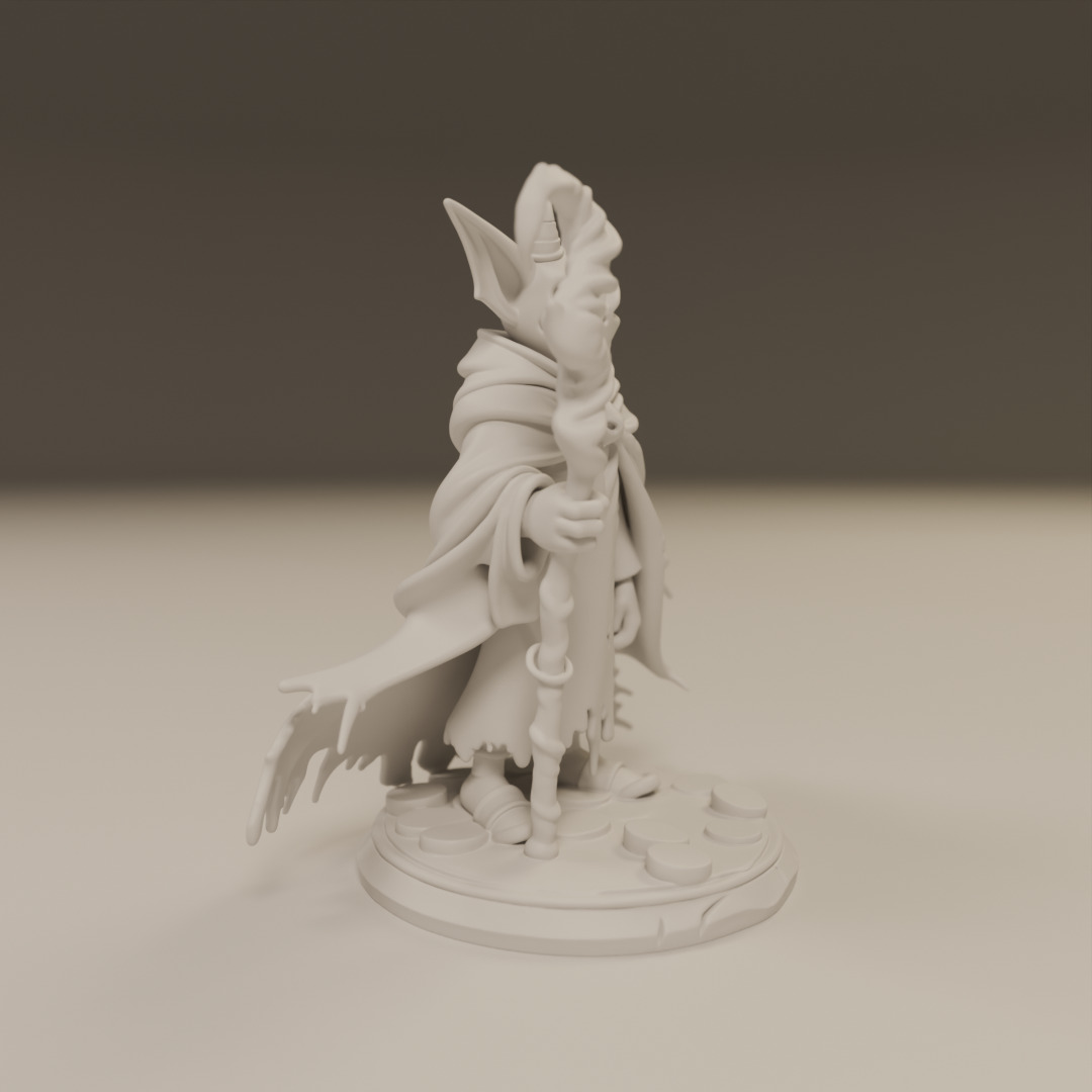 Arcane Shadow Sorcerer 3D print model_4