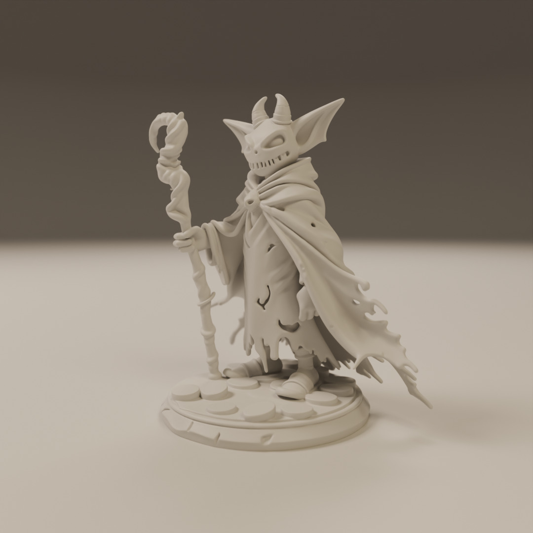 Arcane Shadow Sorcerer 3D print model_5