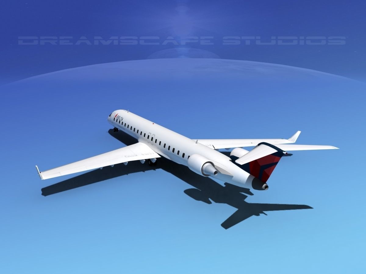 Bombardier CRJ900 Delta Connection 3D model_7