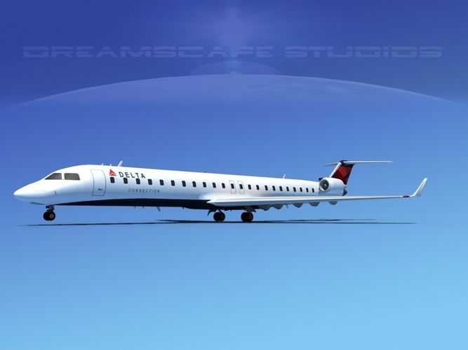 Bombardier CRJ900 Delta Connection 3D model