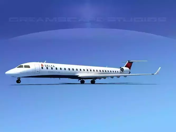 Bombardier CRJ900 Delta Connection 3D model