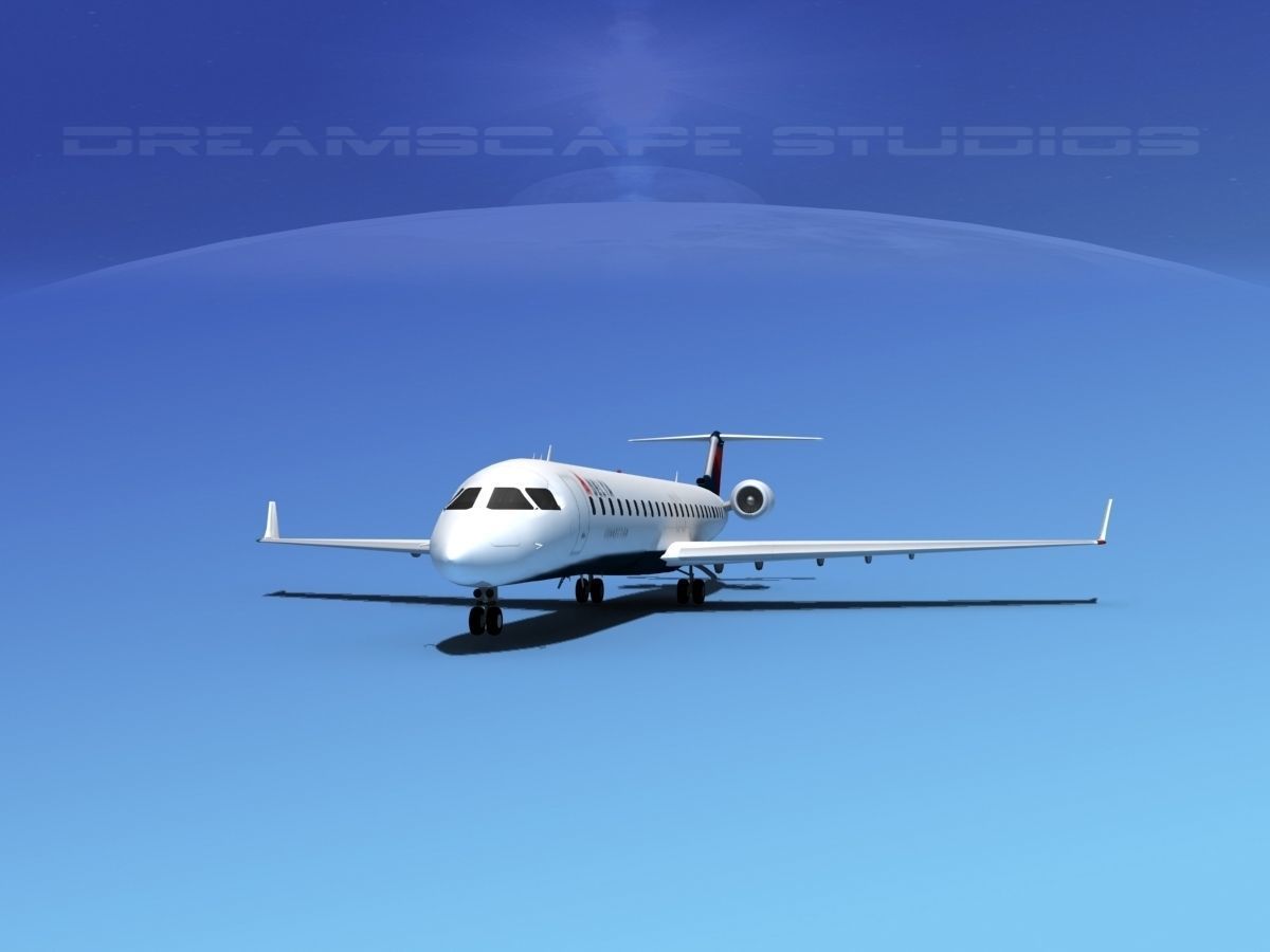 Bombardier CRJ900 Delta Connection 3D model_1