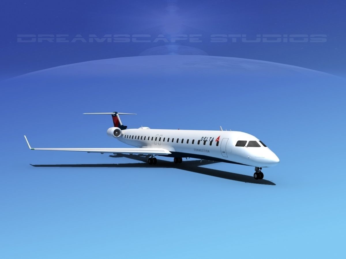 Bombardier CRJ900 Delta Connection 3D model_2