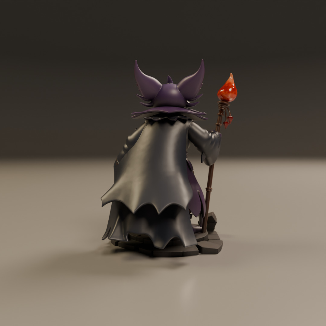 Pyrrux the Mischief Mage 3D print model_11