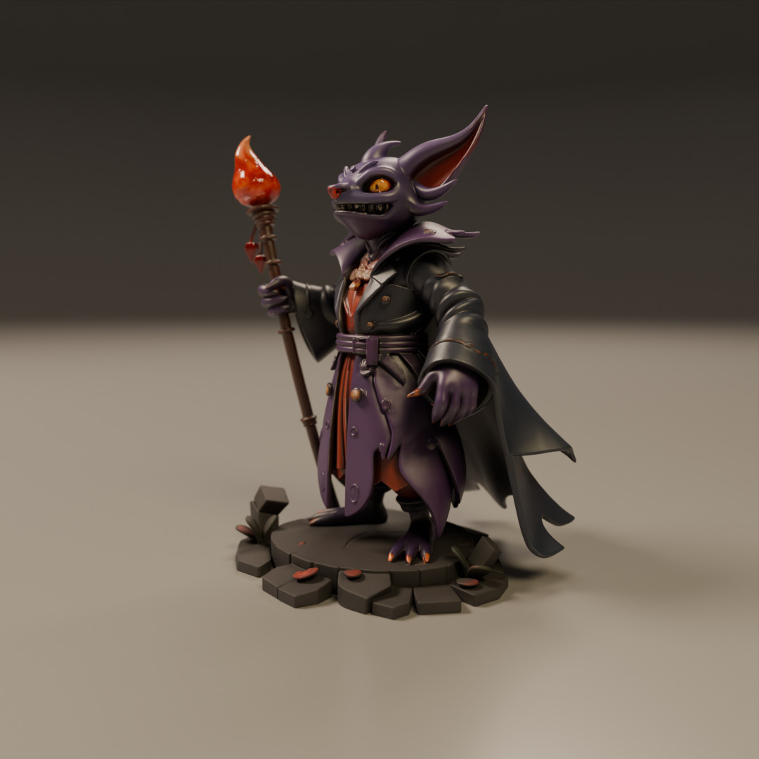 Pyrrux the Mischief Mage 3D print model_13